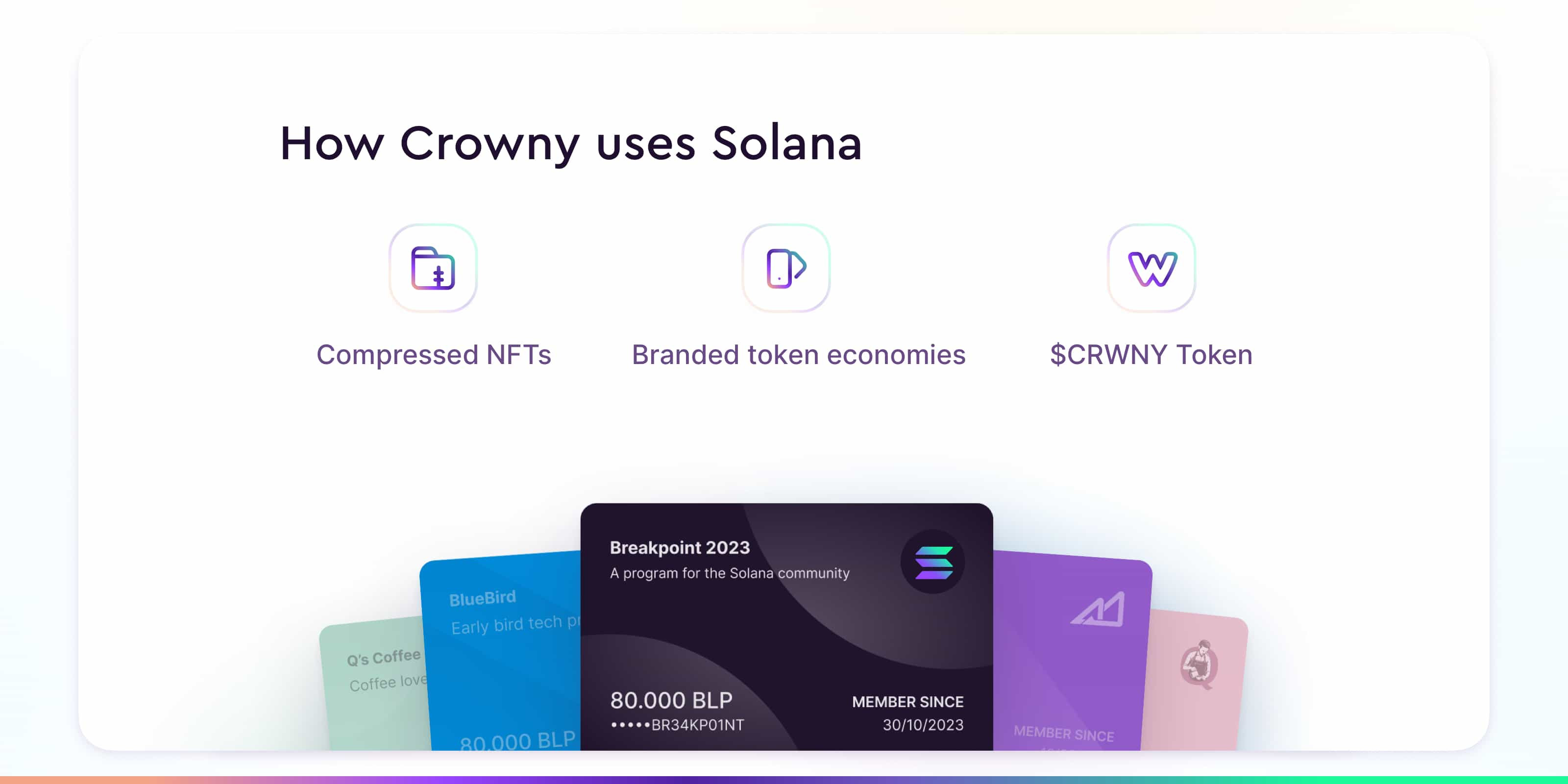 how crowny uses solana