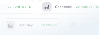 loyalty rewards cashback reward birthday bonus