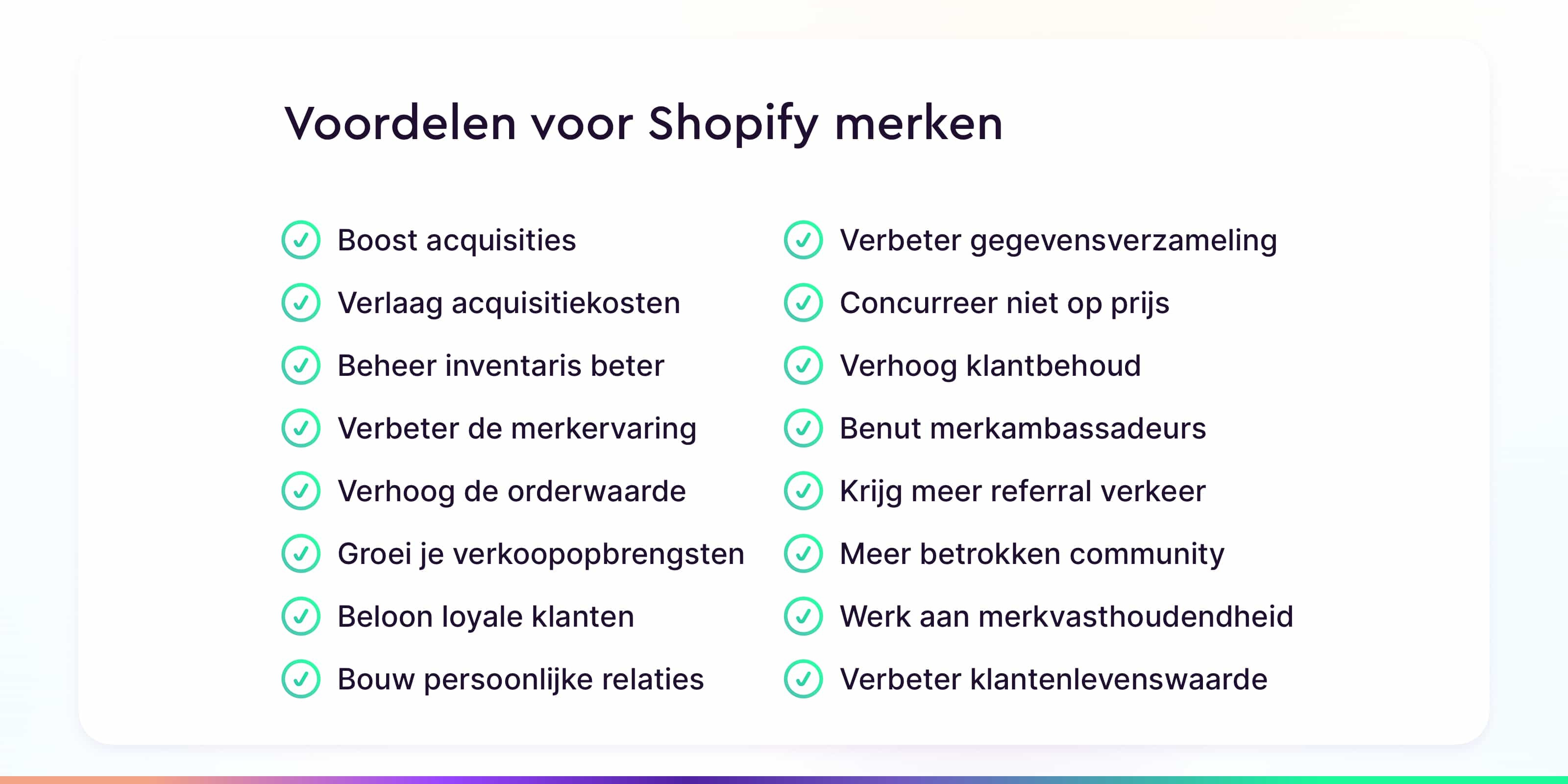 10+ loyaliteitsprogramma voordelen voor shopify merken 