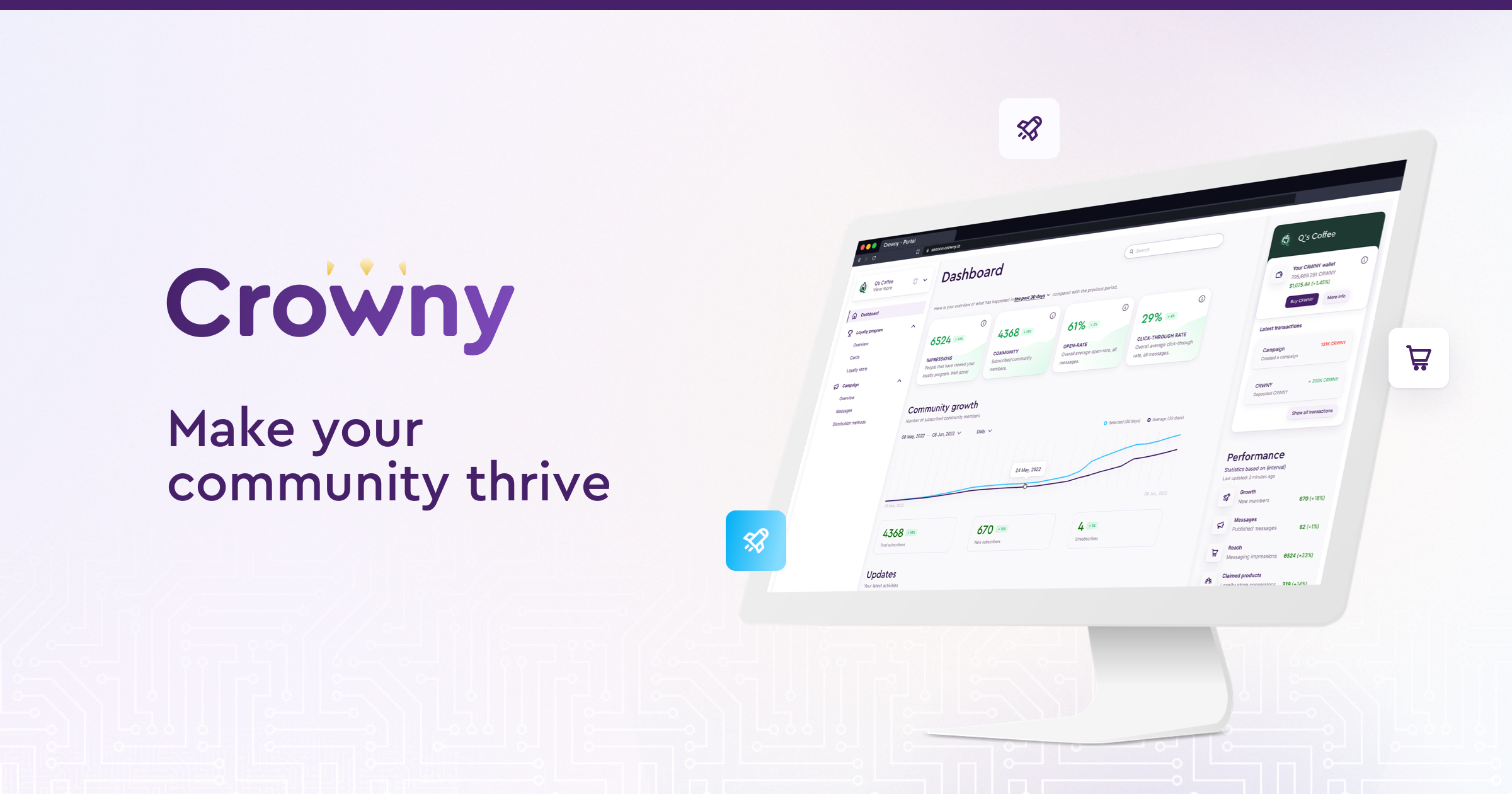 Crowny App featured image community thrive