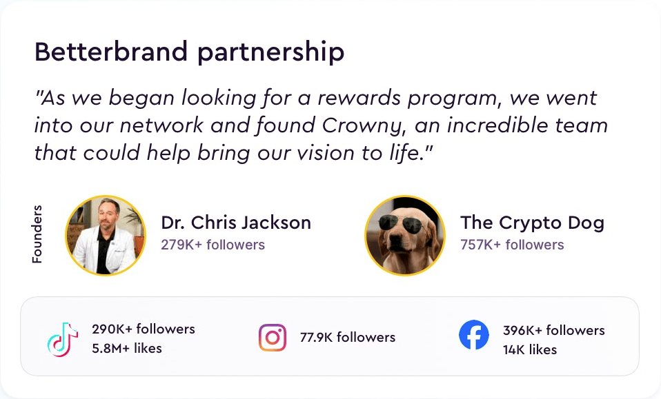 betterbrand partners with crowny 2.0