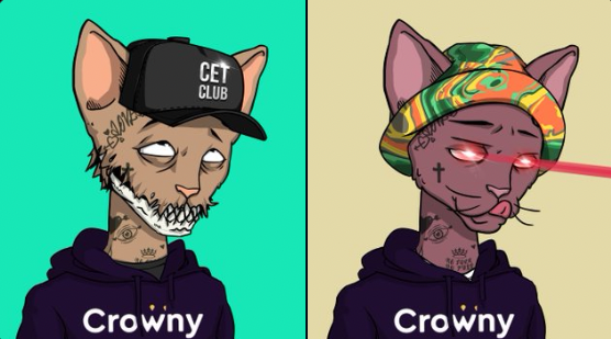 crowny hoodie and cets Solana NFT community