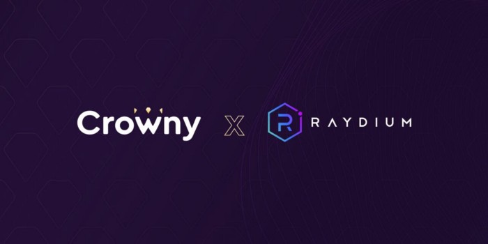 crowny partners with raydium