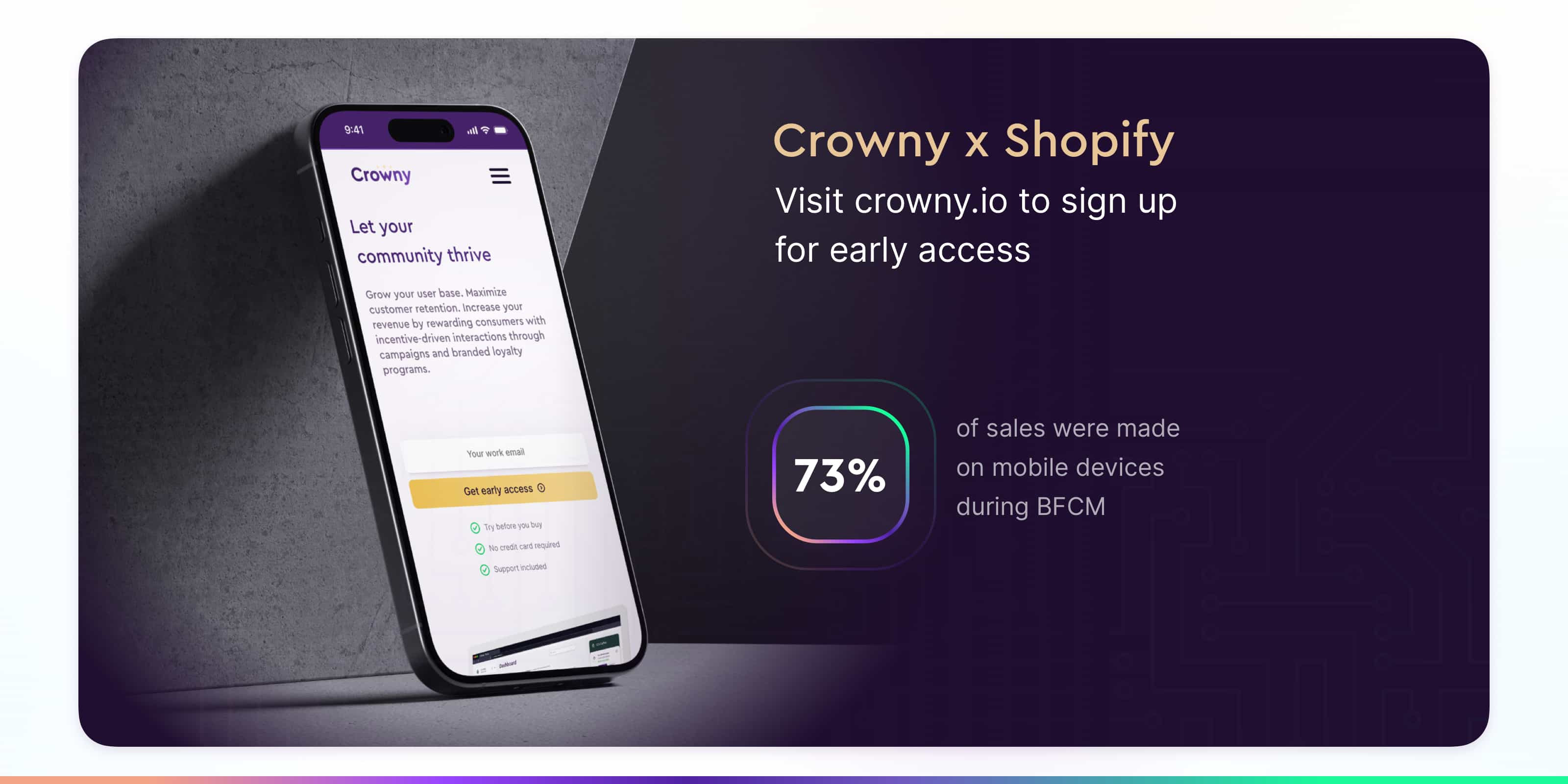 crowny x shopify for bfcm blog