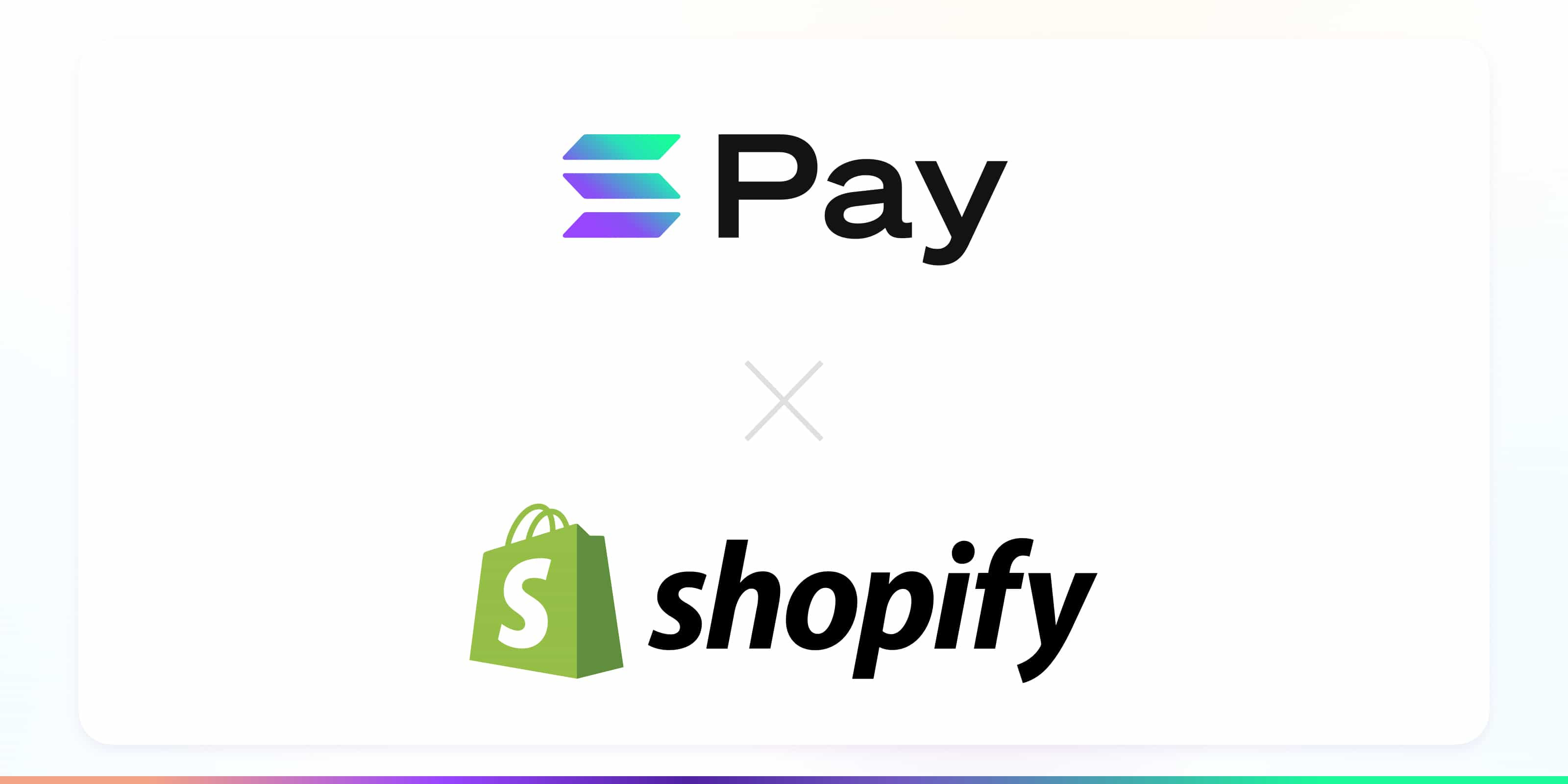 Solana Pay x Shopify