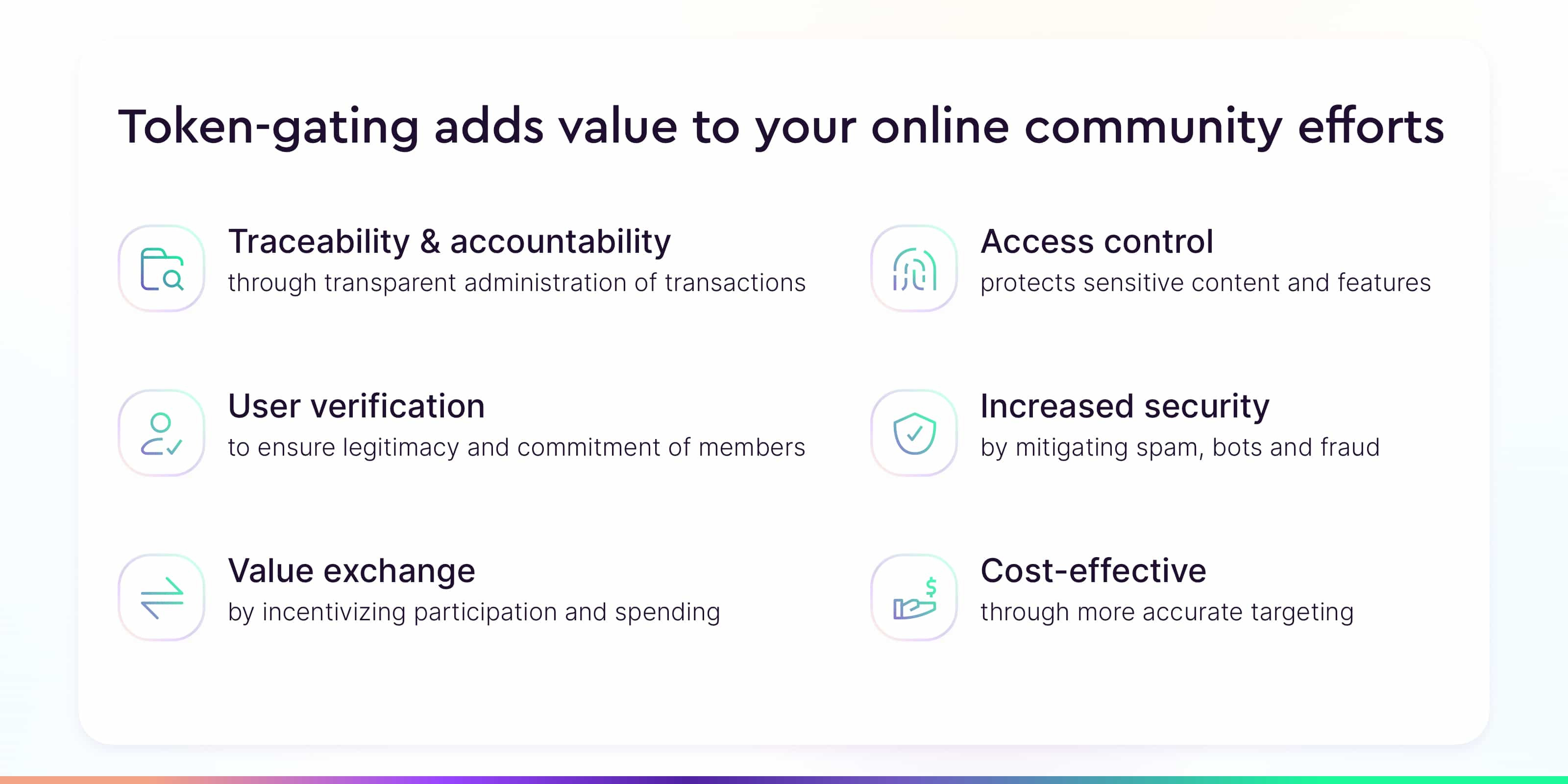 token-gating adds value to your online community efforts through a token-gated community
