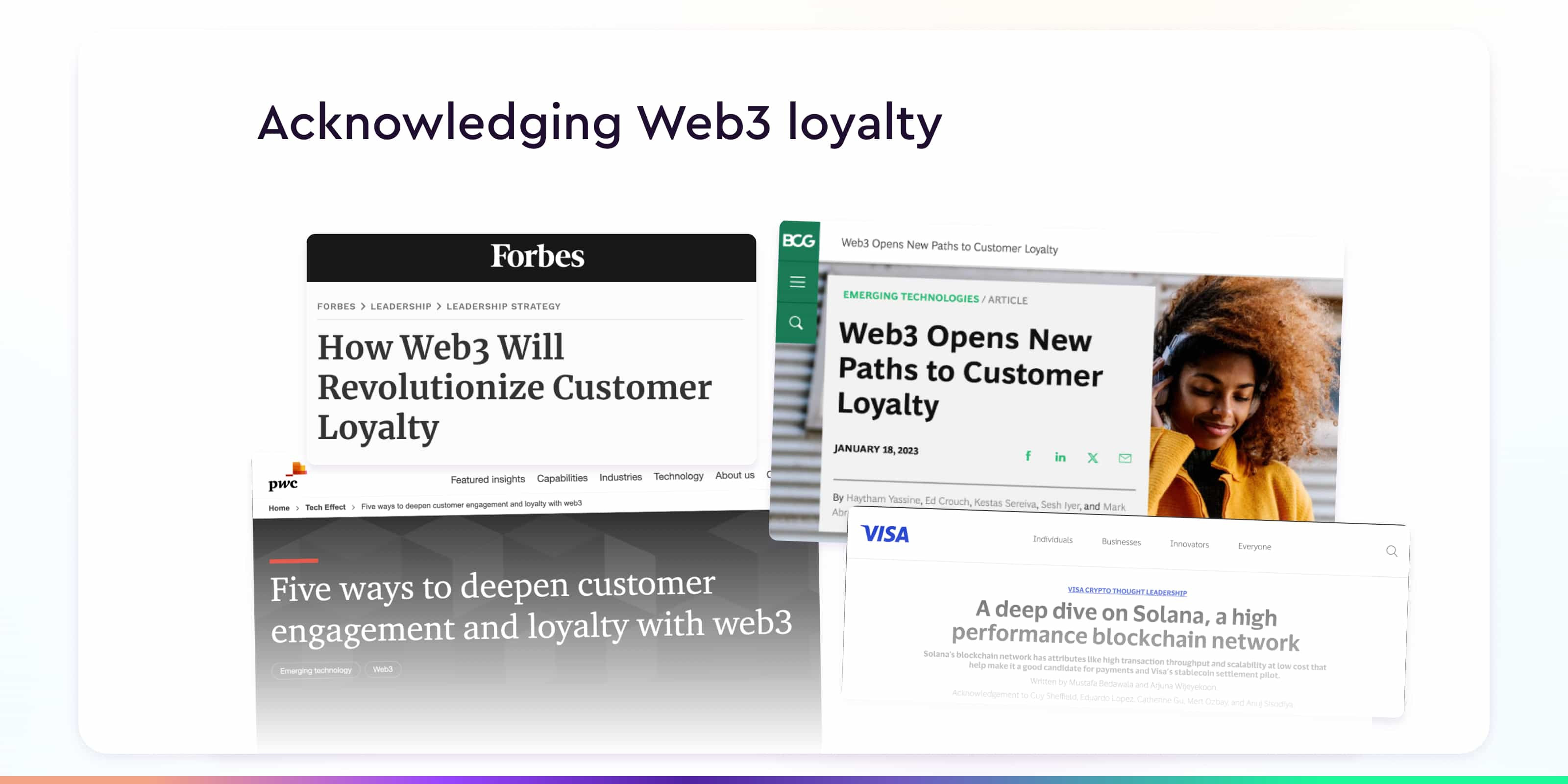 Web3 for Customer Loyalty get acknowledgement by industry leaders