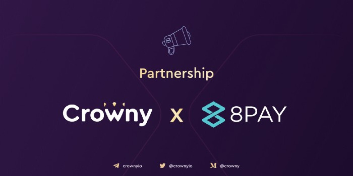Crowny Partners With 8Pay.