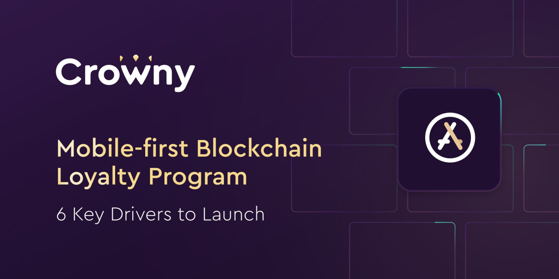 Mobile-first Blockchain Loyalty Program with Crowny.